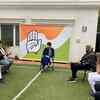 Congress MPs and leaders who are protesting against Centre's three farm laws at Jantar Mantar meet party leader Priyanka Gandhi Vadra at Rahul Gandhi's residence