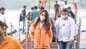Genelia Deshmukh was seen at Versova Jetty as she returned from Madh Island