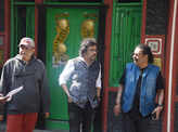 Hariharan, Bickram Ghosh and Priyanka Sarkar shoot for a music video