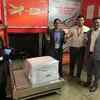 First flight carrying Covishield vaccines leaves