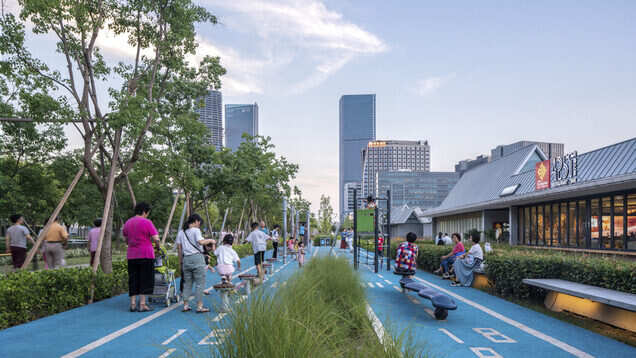This old airport in Shanghai got transformed into an impressive park