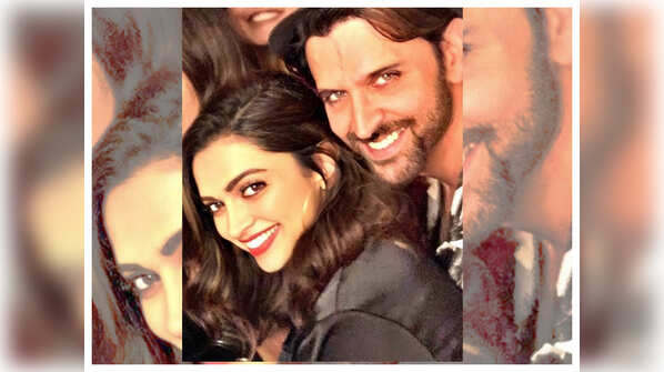 Hrithik Roshan and Deepika Padukone