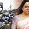 Article image for: Farmers' protest: <i class="tbold">Hema Malini</i> says protestors are following someone else's instructions; 'They do not even know what they want'