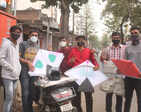 Kite flying and kite shopping on Makar Sankranti