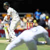 Great camera work, when Rohit dived to pouch a stunner off Warner's bat at second slip