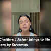 Article image for: Actress Chaithra J Achar brings to life this lovely poem by Kuvempu