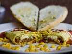​Classic Corn Stuffed Garlic Bread