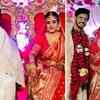 Article image for: Actors Twarita Chatterjee and Jupiter Banerjee get hitched in an <i class="tbold">intimate ceremony</i>; see pics
