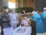COVID-19 vaccination drive for Indian Naval personnel begins at INHS ASVINI