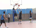 Top 3x3 basketball players in action at an event