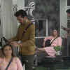 Abhinav styles Rakhi's hair