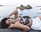 Mrunmayee Deshpande's exclusive photoshoot on Palolem beach in Goa