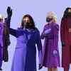 Power of purple: Powerful women arrive in purple to make a statement