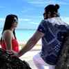 The Couple Strikes a pose, almost filmy style