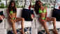 VJ Anusha Dandekar turns up the heat with her stunning pictures in a neon green bikini