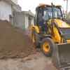 Delhi Police has deployed a JCB machine to dig a road at Singhu border that connects Delhi to Haryana