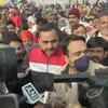 Rashtriya Lok Dal (RLD) leader Jayant Chaudhary arrives at Ghazipur border where farmers' agitation against the farm laws