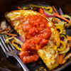 ​Eggs + hot sauce