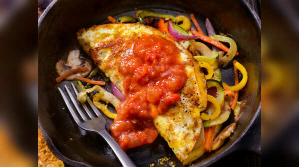 Eggs + hot sauce