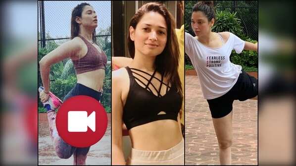 Jaw-dropping workout GIFS of South cinema’s gorgeous gal Tamannaah