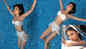 Mouni Roy is a sight to behold as she poses in a stylish white bandeau bikini