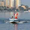Santa came on a boat!
