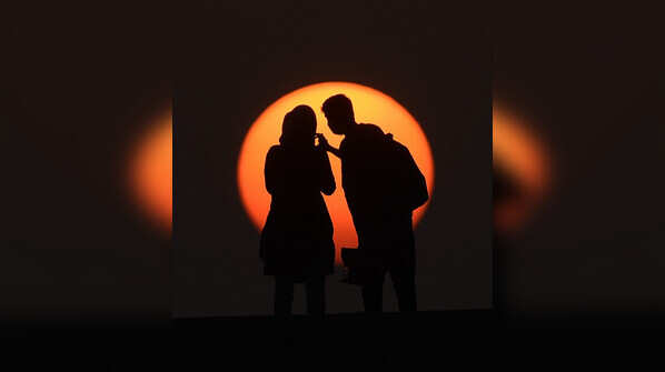 Silhouetted