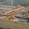 Article image for: Farmers' protest: Cops build concrete walls, plant iron spikes and barbed wire to stall stir