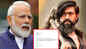 Yash's fans write a letter to PM Narendra Modi demanding national holiday on release date of 'KGF Chapter 2'