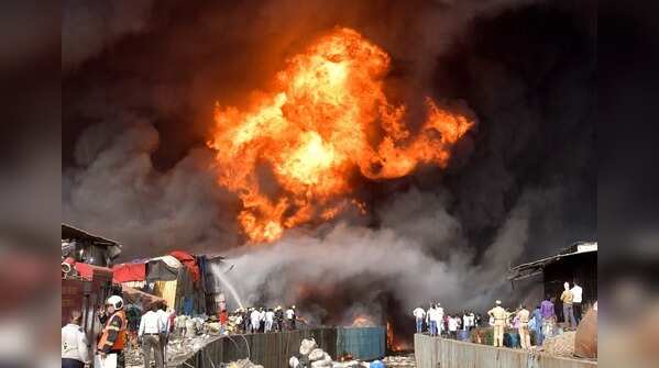 Fire still on