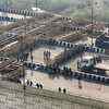 Heavy barricading at Ghazipur protest site