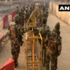 Delhi: Heavy security deployment continues at the Tikri border (Delhi-Haryana border) as farmers' protest against three agriculture laws enters the 74th day.
