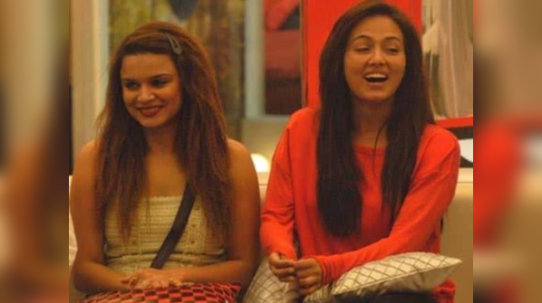 Sana Khan and Aashka Goradia (Bigg Boss 6)