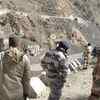 ITBP personnel assess the damages in Tapovan and area of Reni where flash flood occurred earlier today
