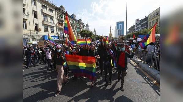 Thousands protest in Myanmar