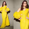Ruffled sari