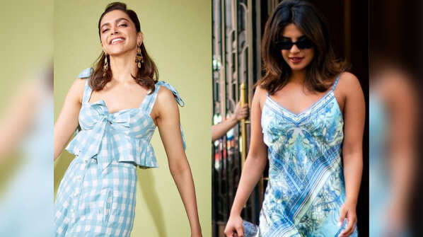 From Deepika Padukone to Priyanka Chopra Jonas: Bollywood celebs approved ways to wear blue on your special date night
