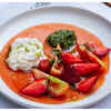 ​Strawberry and Tomato Buratta by Chef Anooj Wadhawan