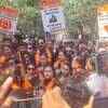 MNS hits the street to protest