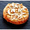 Almond and carrot halwa crumble