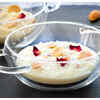 Almond and rose kheer