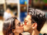 Aditya Narayan & wife Shweta wish each other on 'Kiss Day' with this lovely picture