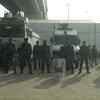 Security forces deployed along the Tikri border where farmers are protesting against agricultural laws