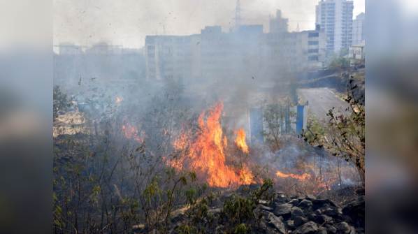Blaze affects power supply in Kharghar