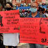 Article image for: 'Toolkit' case: Activists hold protest against <i class="tbold">disha ravi</i>'s arrest