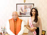 VLCC Femina Miss Grand India 2020 Manika Sheokand's homecoming ceremony