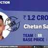 Chetan Sakariya goes to Rajasthan Royals