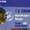KKR opt for Harbhajan Singh