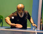 Saurabh Shukla enjoys a match at a Tennis Club