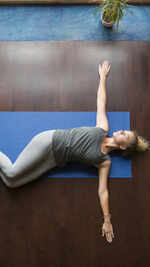​Supine twist stretches